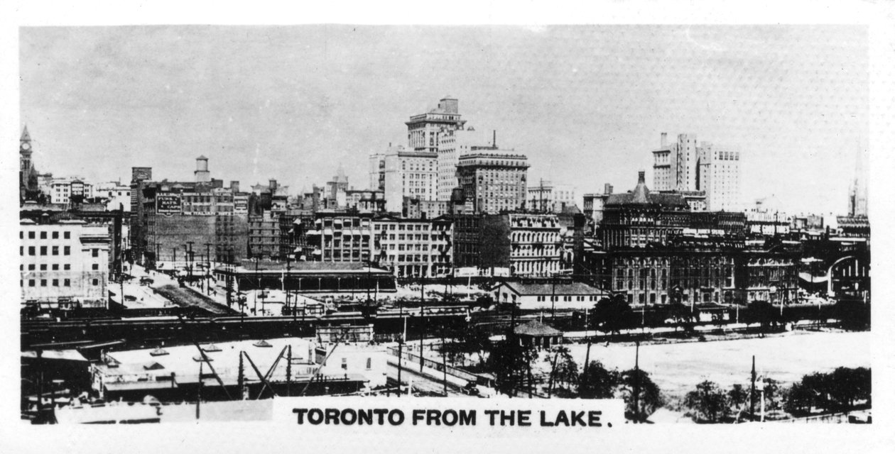 Toronto znad jeziora, Kanada, ok. 1920 r. autorstwa Unbekannt
