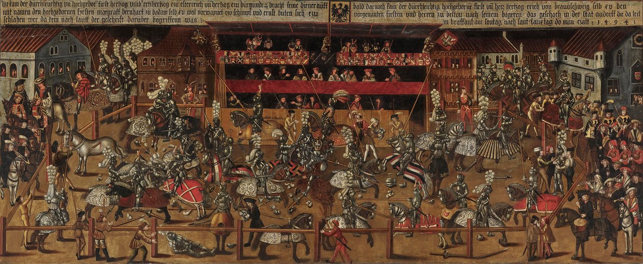 Turniej w Antwerpii, 1498. autorstwa Unbekannt