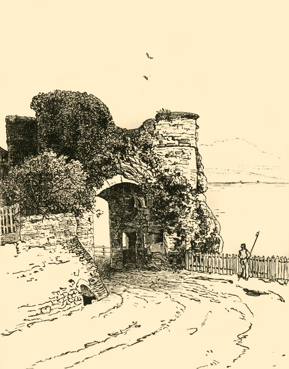Brama Miejska, Winchelsea, 1898 r. autorstwa Unbekannt