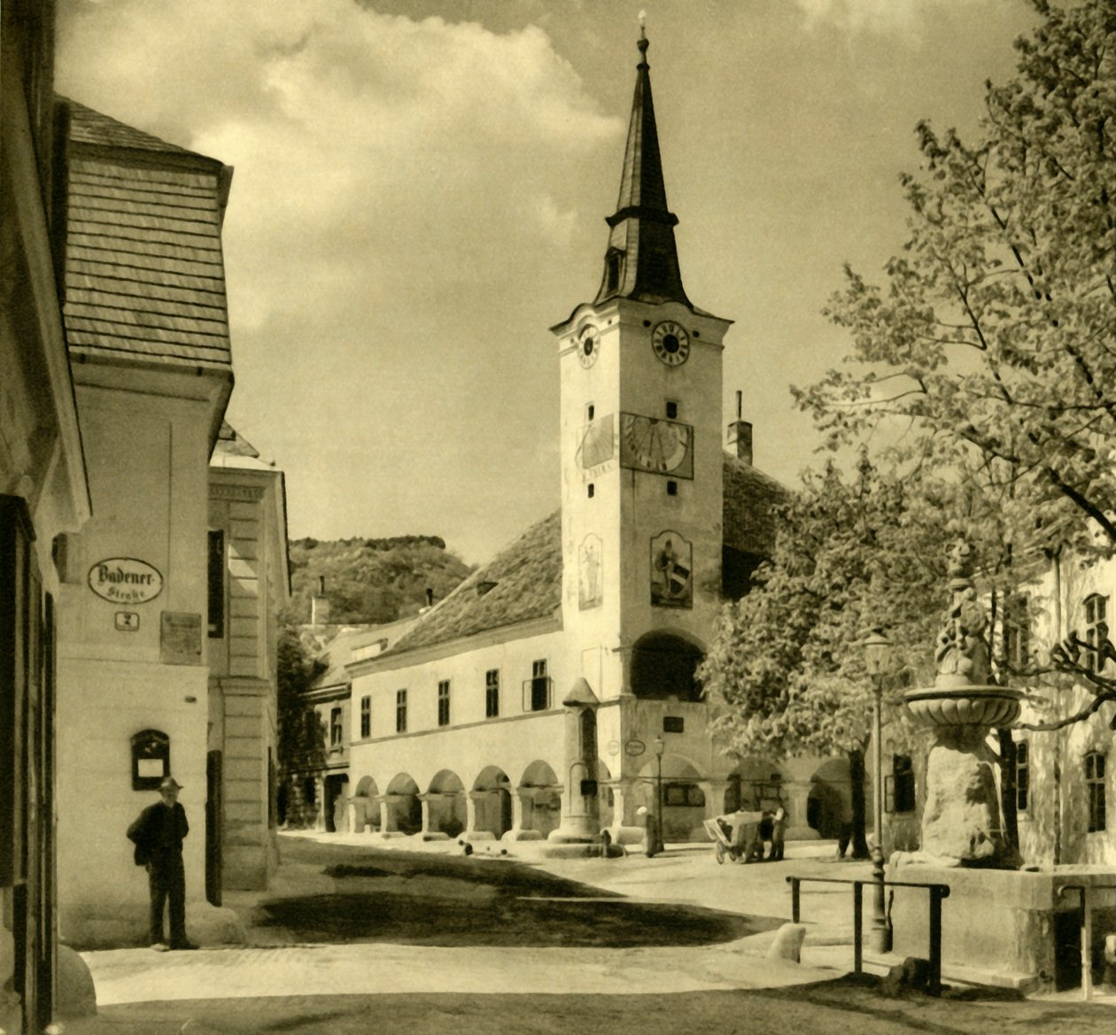 Ratusz, Gumpoldskirchen, Mödling, Dolna Austria, ok. 1935. autorstwa Unbekannt