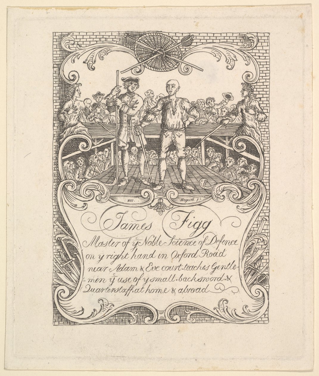Karta handlowa dla Jamesa Figga, lata 1790. autorstwa Unbekannt