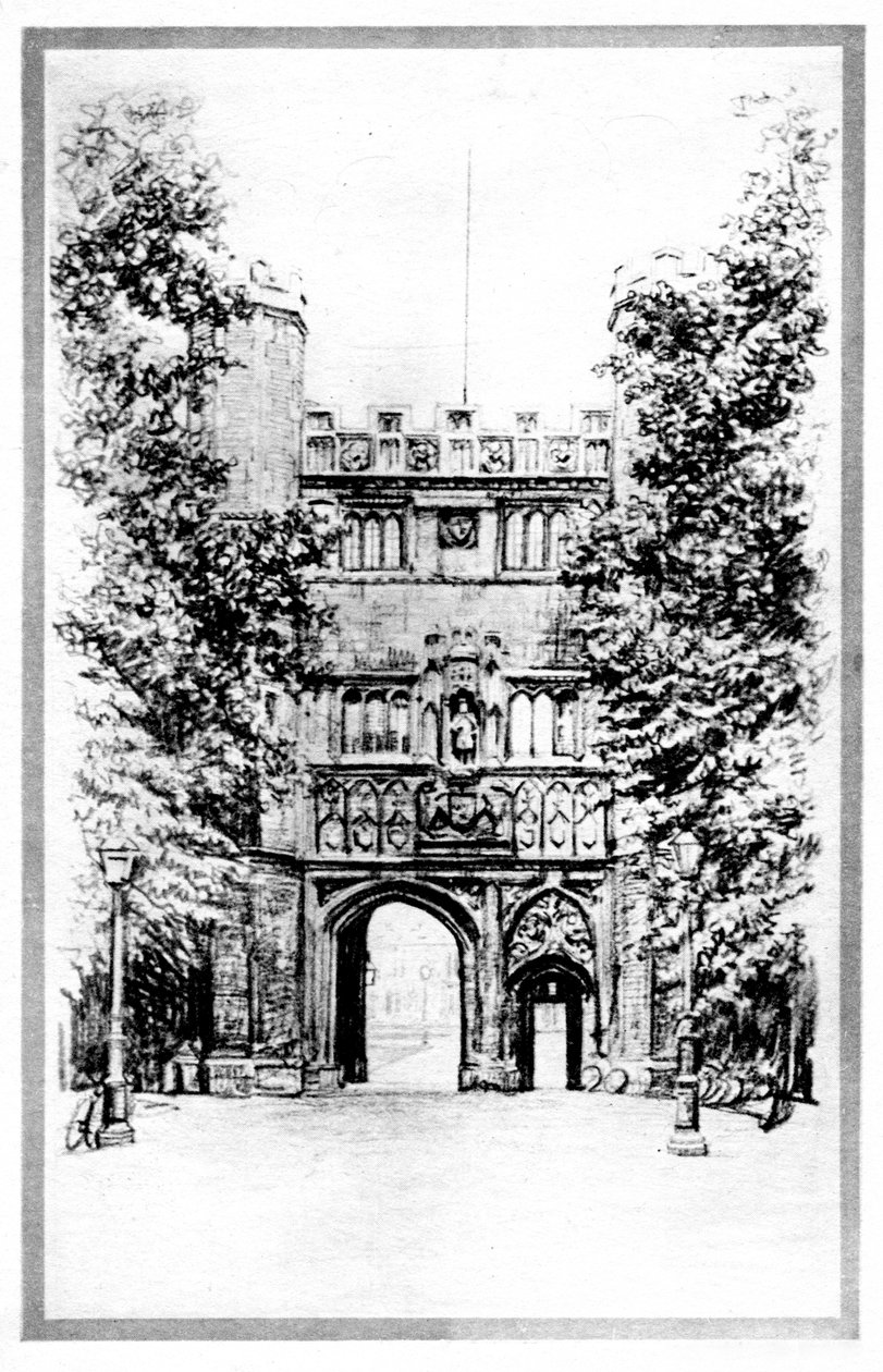 Trinity College, Cambridge, początek XX wieku autorstwa Unbekannt