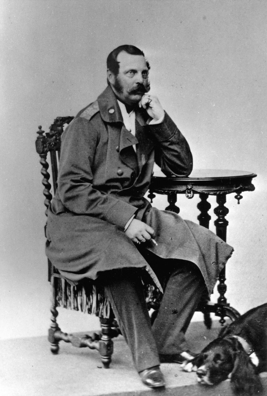 Car Rosji Aleksander II, 1863 autorstwa Unbekannt