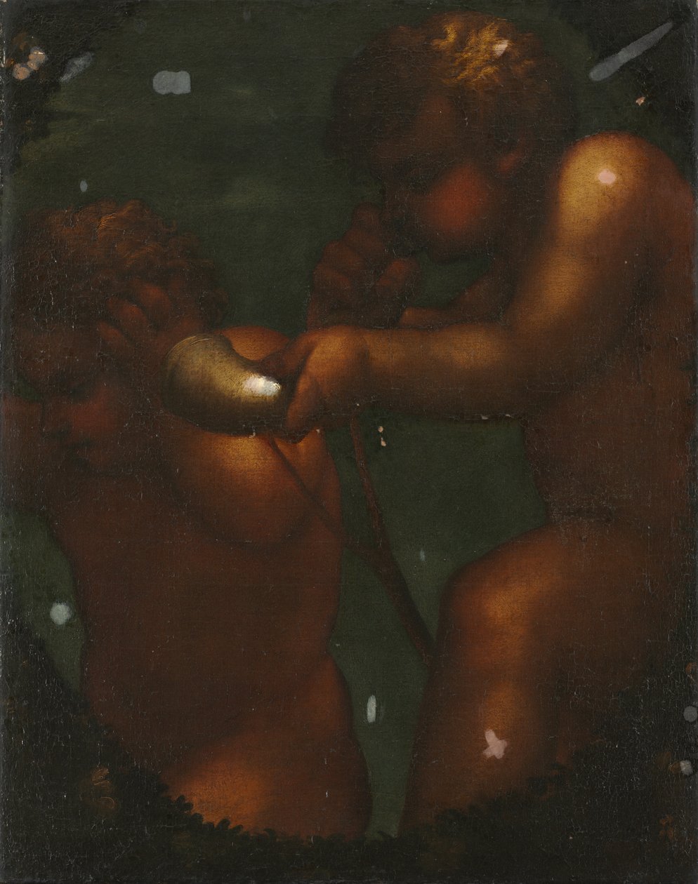 Dwa Putti, XVIII wiek. autorstwa Unbekannt