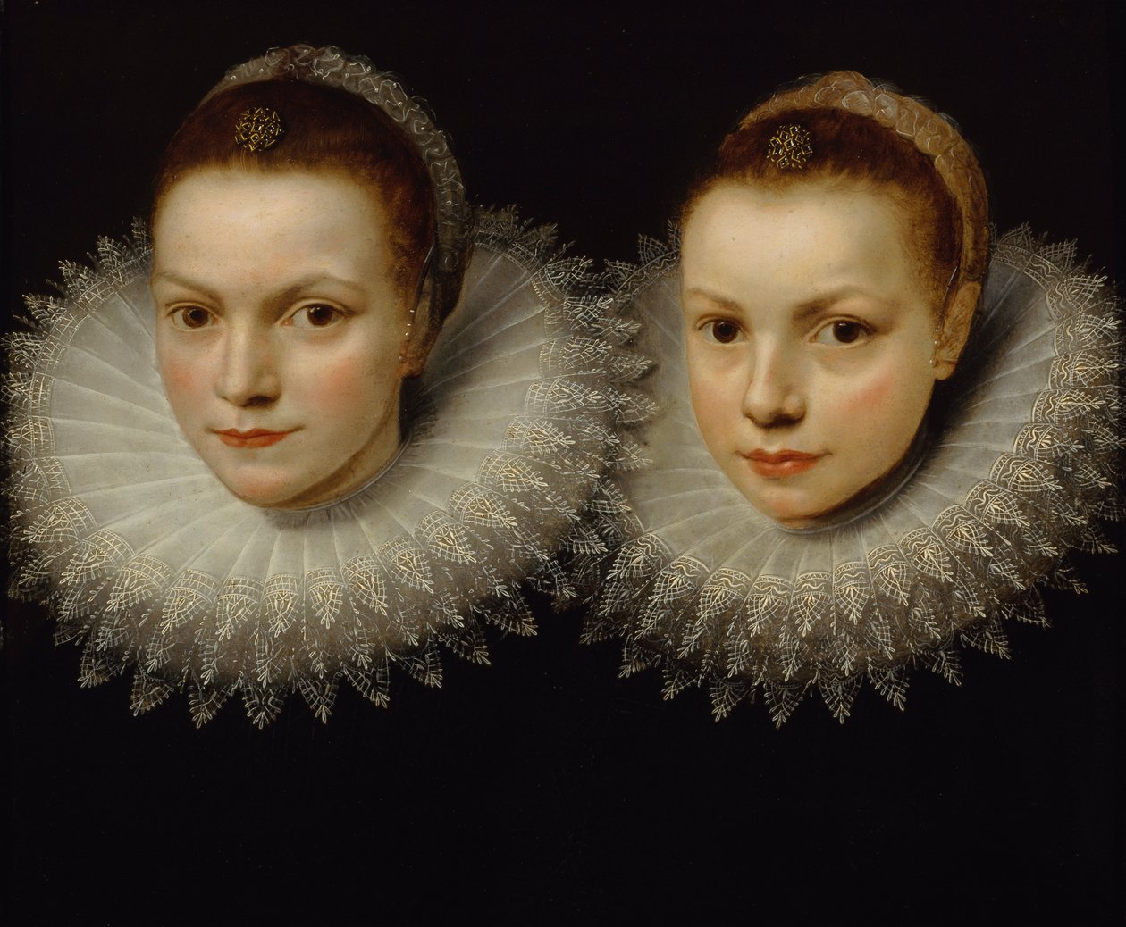 Dwie siostry, 1610-1615. autorstwa Unbekannt