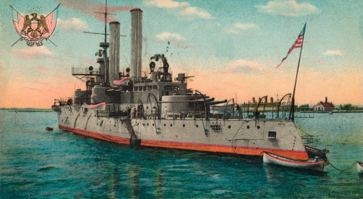 Amerykański pancernik Iowa, c1908 autorstwa Unbekannt
