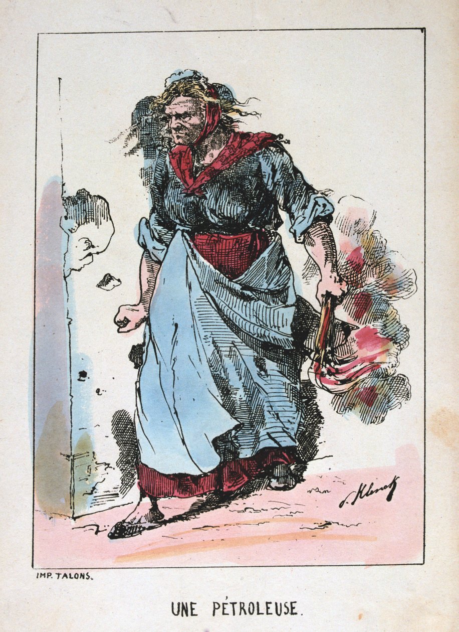 A Petroleuse, Komuna Paryska, 1871. autorstwa Unbekannt