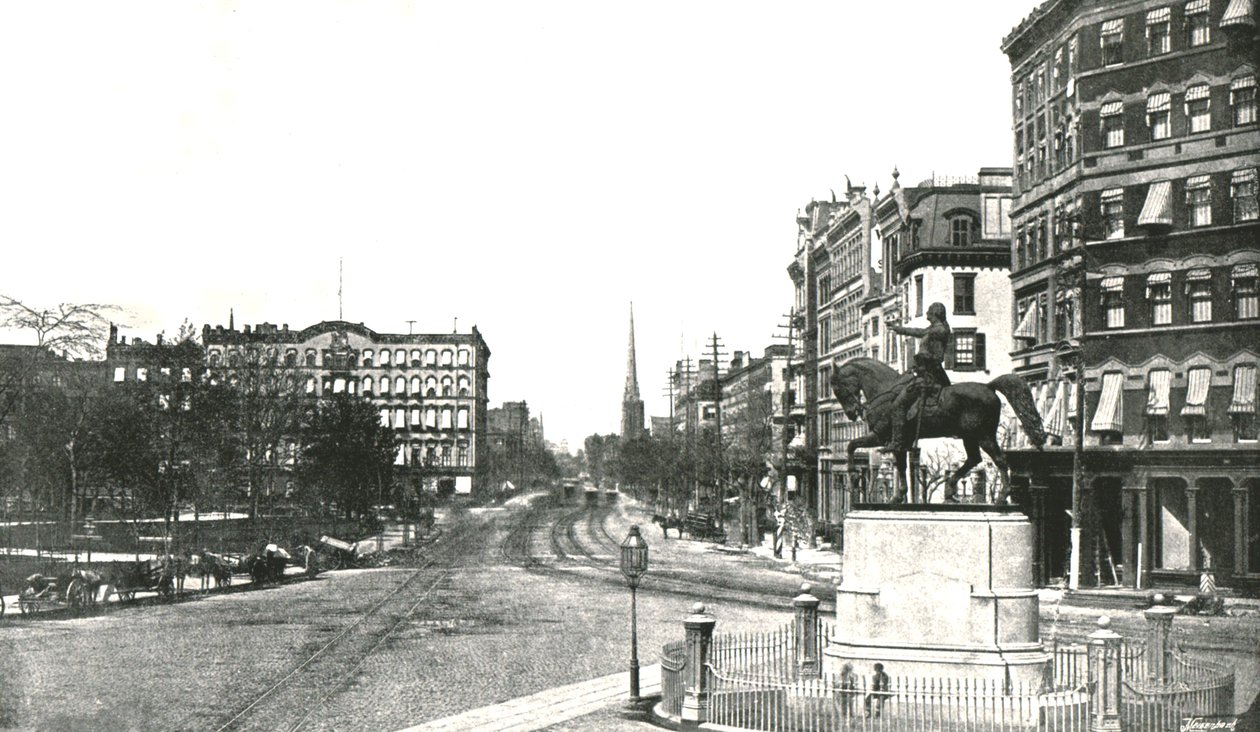 Union Square, Nowy Jork, USA, 1895. autorstwa Unbekannt
