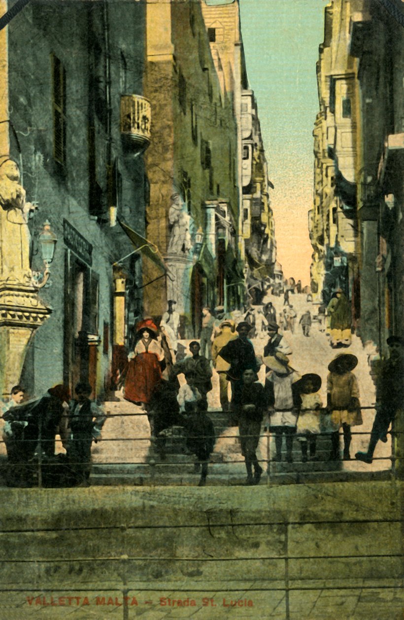 Valletta, Malta - św. Łucja, c1918-c1939. autorstwa Unbekannt