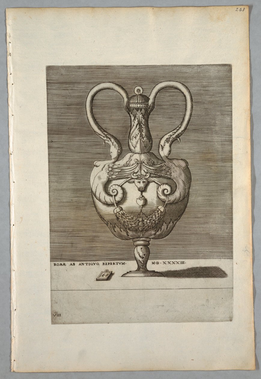 Wazon (tablica 8 z serii), 1543 autorstwa Unbekannt
