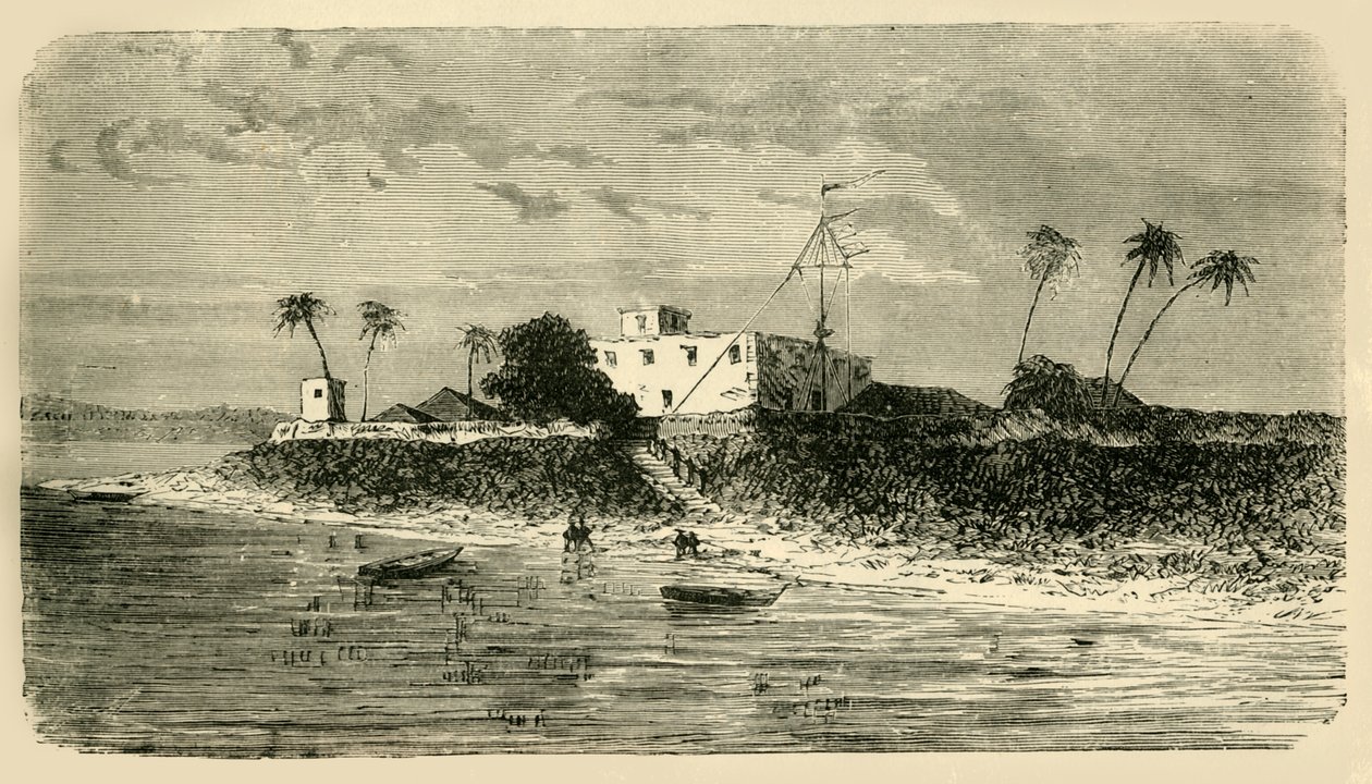 Widok na Usta Hooghly, 1890. autorstwa Unbekannt