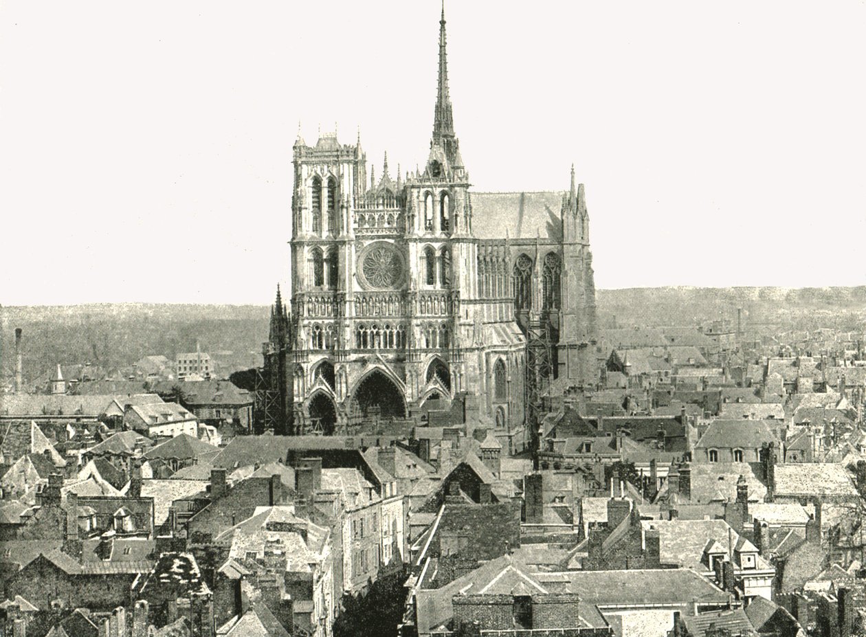 Widok z dzwonnicy, Amiens, Francja, 1895. autorstwa Unbekannt