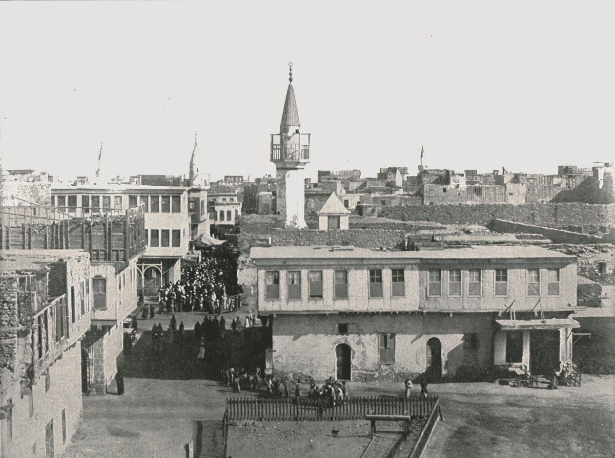 Widok na Stare Miasto, Suez, Egipt, 1895. autorstwa Unbekannt