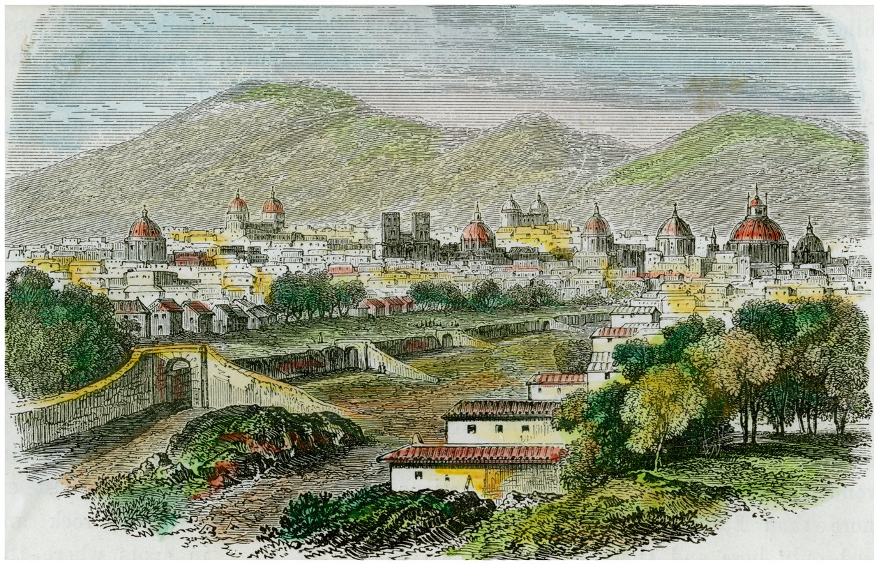 Widok miasta Cuzco, Peru, ok. 1875 r. autorstwa Unbekannt