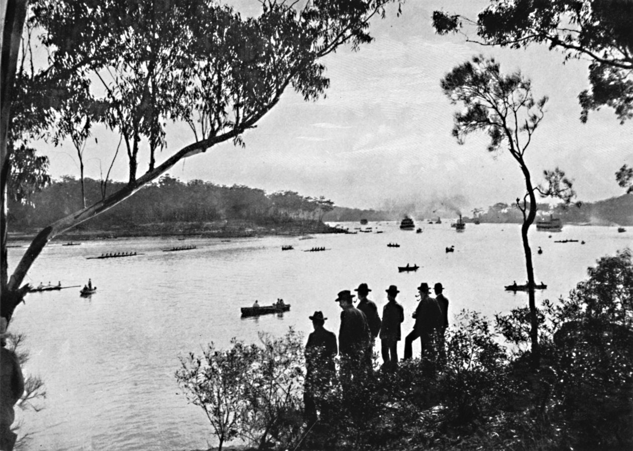 Widok na rzekę Parramatta, ok. 1900. autorstwa Unbekannt