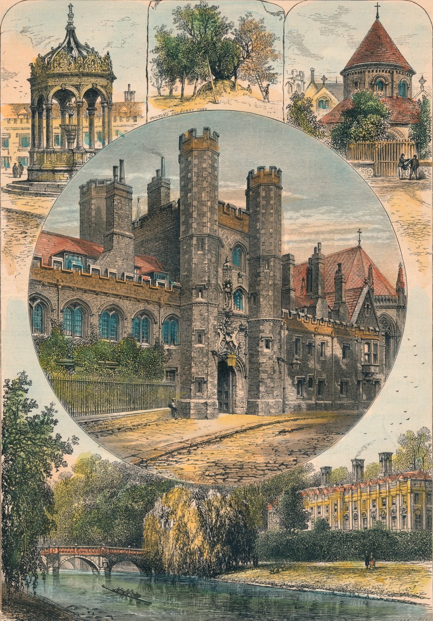 Widoki w Cambridge i okolicach, c1890. autorstwa Unbekannt