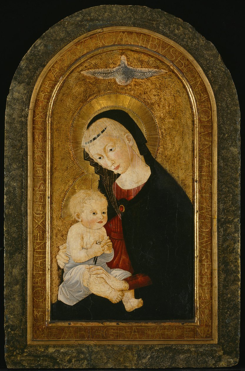 Dziewica z Dzieciątkiem, 146070. autorstwa Unbekannt