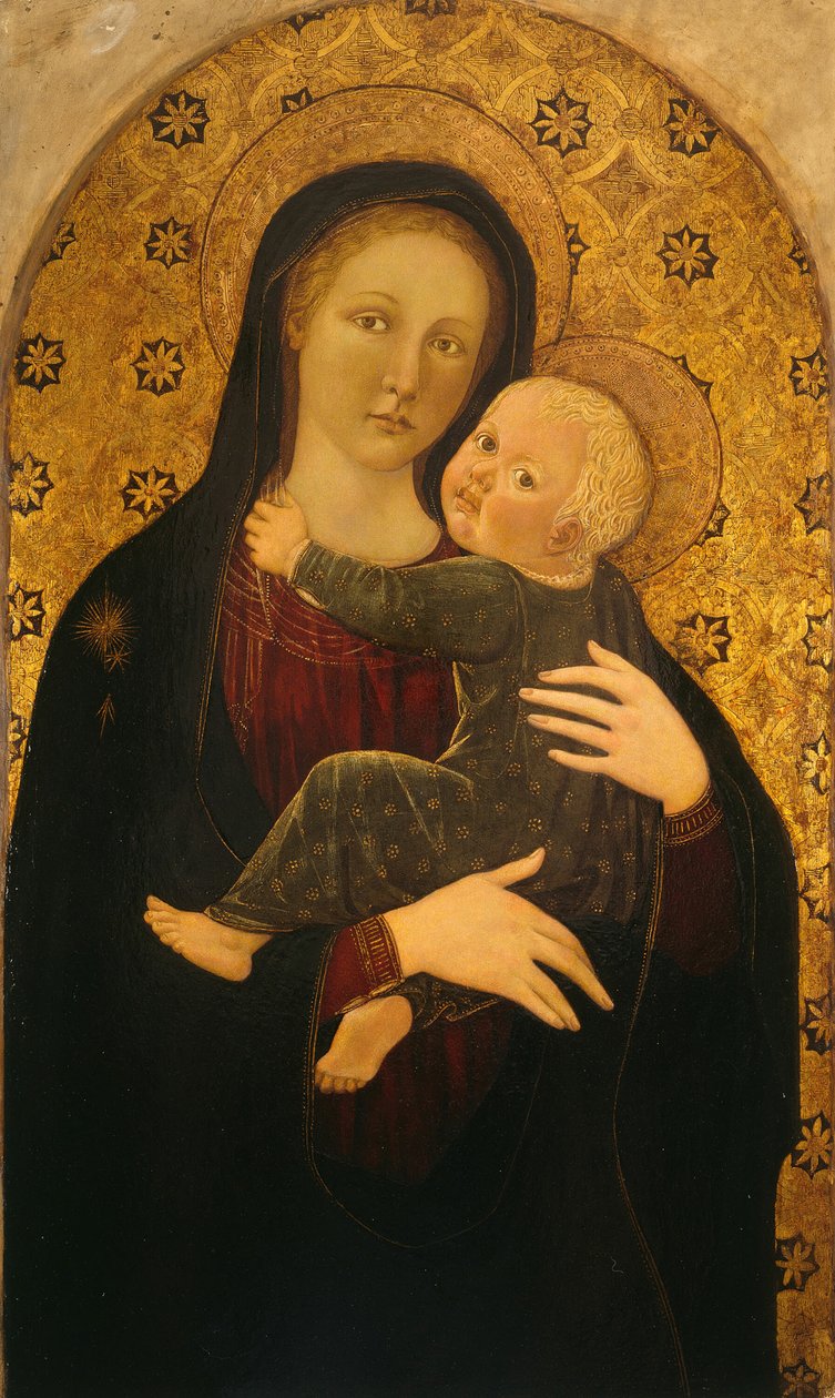 Dziewica z Dzieciątkiem, ok. 1450. autorstwa Unbekannt