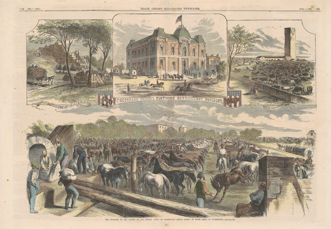 Szkice wojenne w stolicy, 1862. autorstwa Unbekannt