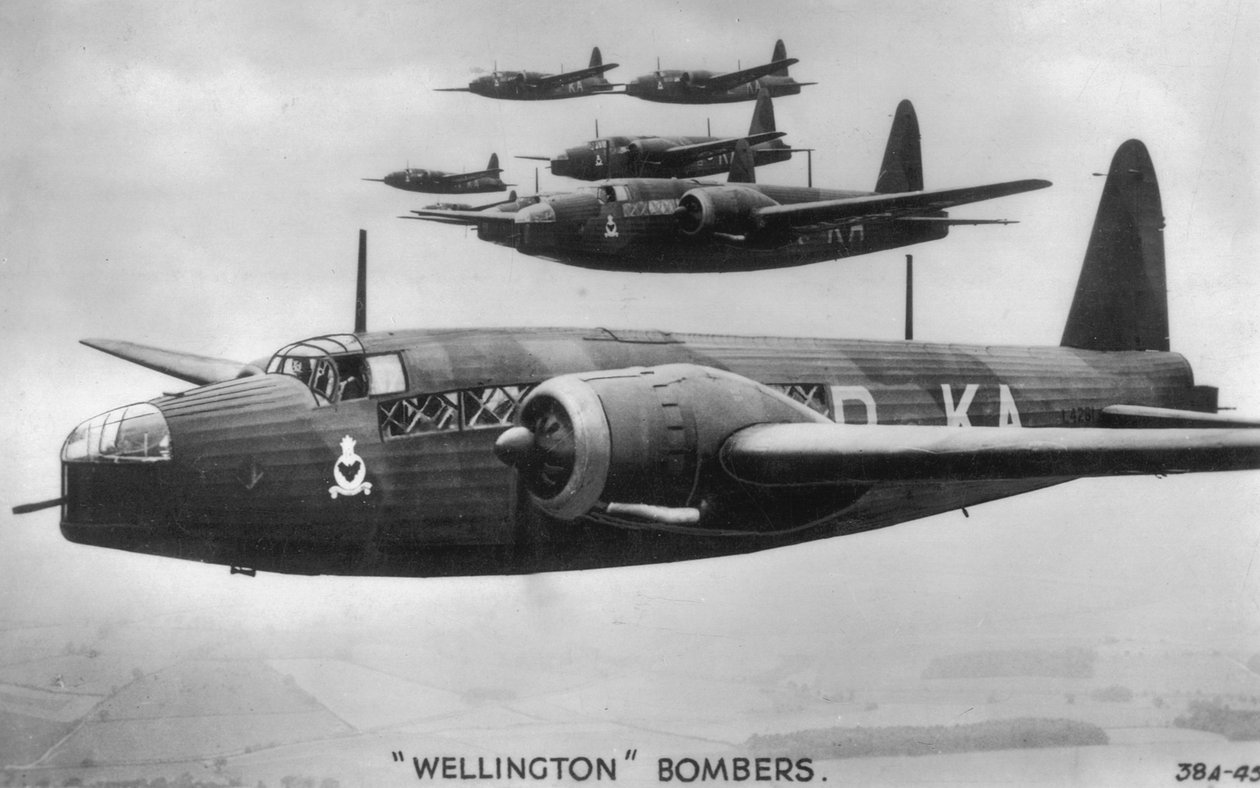 Bombowce Wellingtona, ok. 1940 r. autorstwa Unbekannt