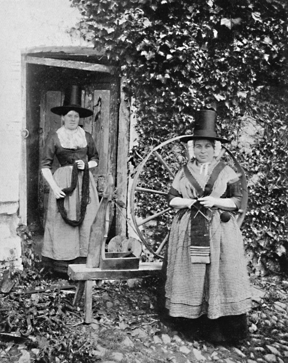 Walijki z kołowrotkiem, 1912 autorstwa Unbekannt