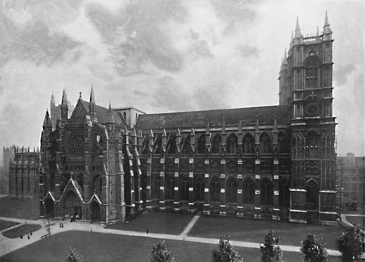 Opactwo Westminsterskie, ok. 1896 r. autorstwa Unbekannt