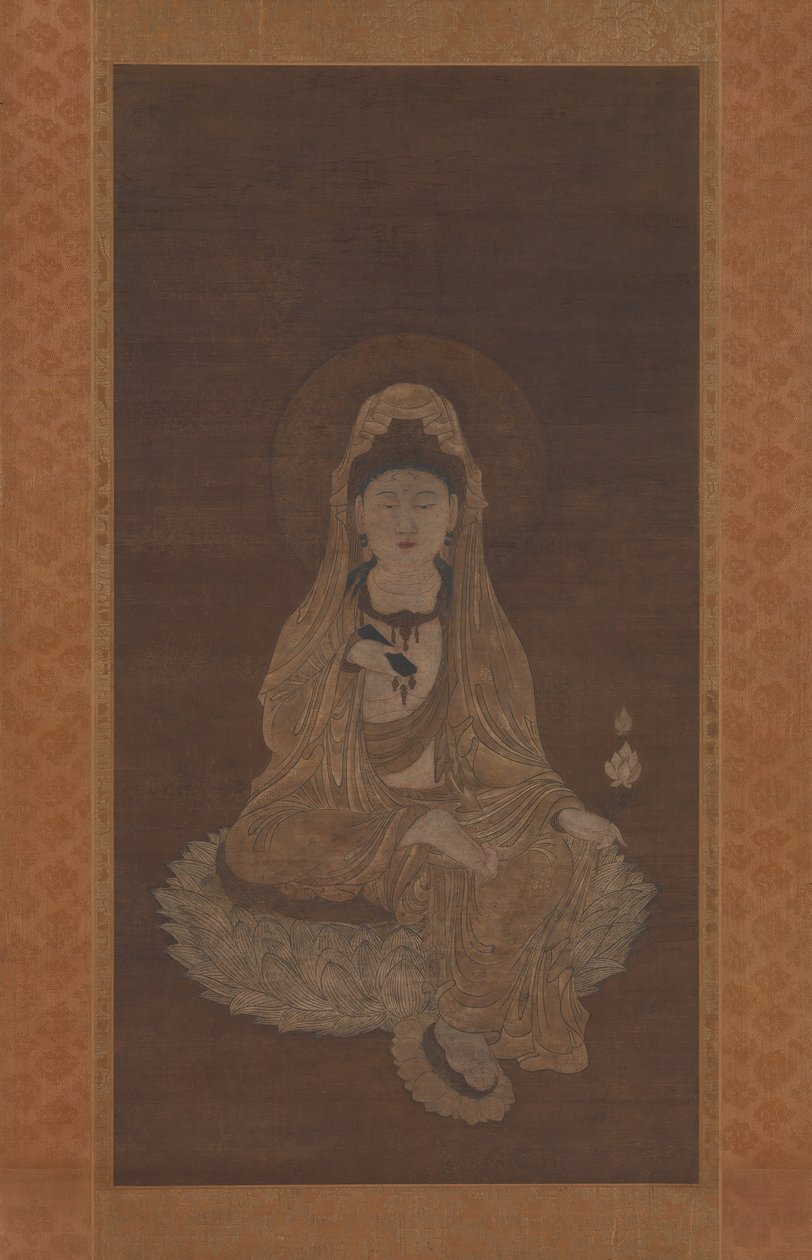 Kannon w białej szacie, XIII wiek. autorstwa Unbekannt