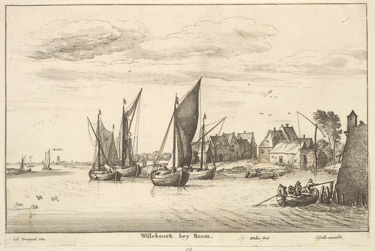 Willebroeck bey Boom, 1651. autorstwa Unbekannt
