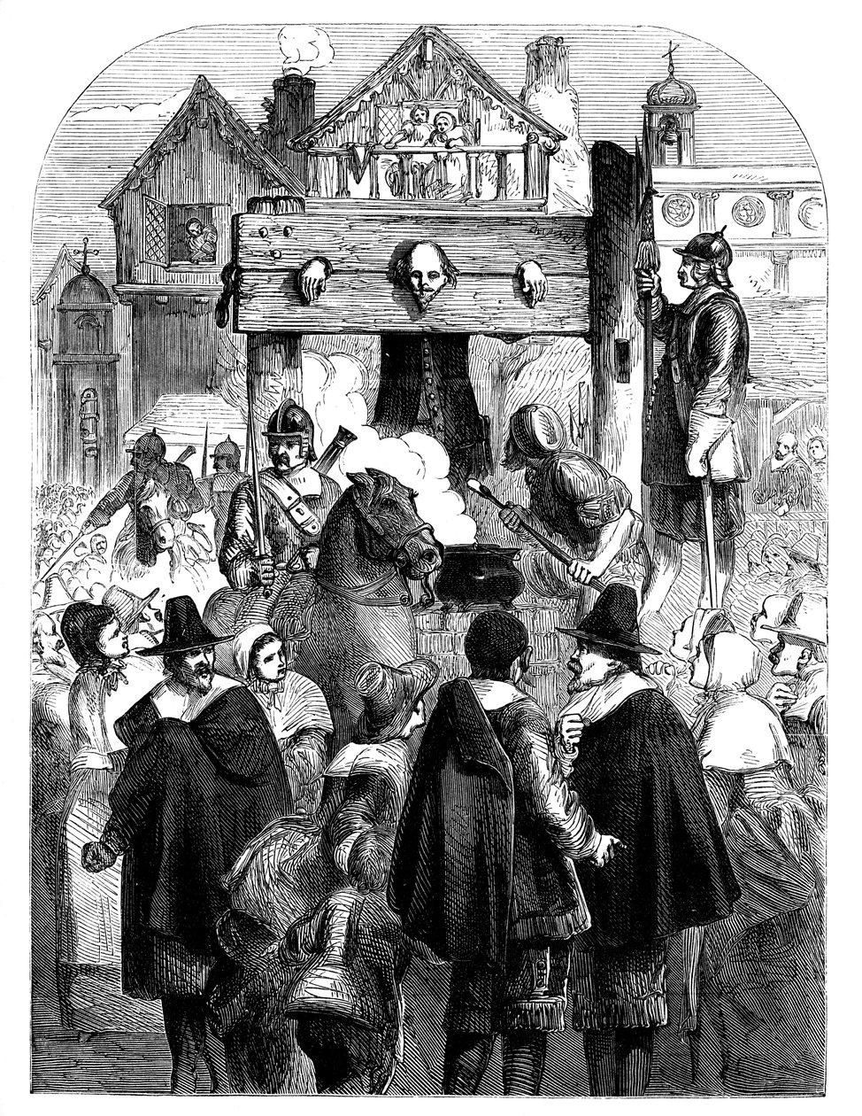 William Prynne 1600-1669 pod pręgierzem, ok. 1902 r. autorstwa Unbekannt