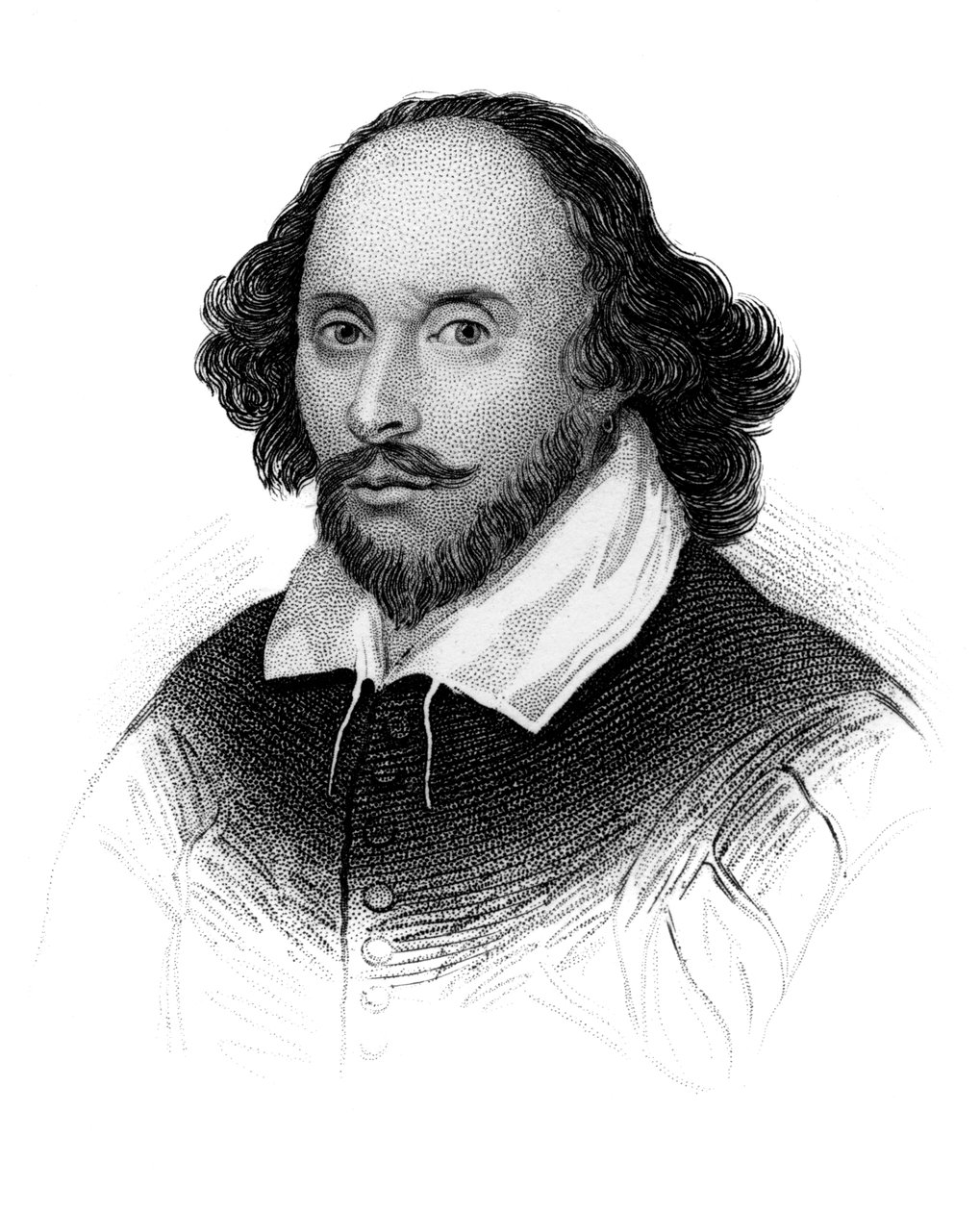 William Shakespeare, angielski poeta i dramaturg, ok. 1850 autorstwa Unbekannt