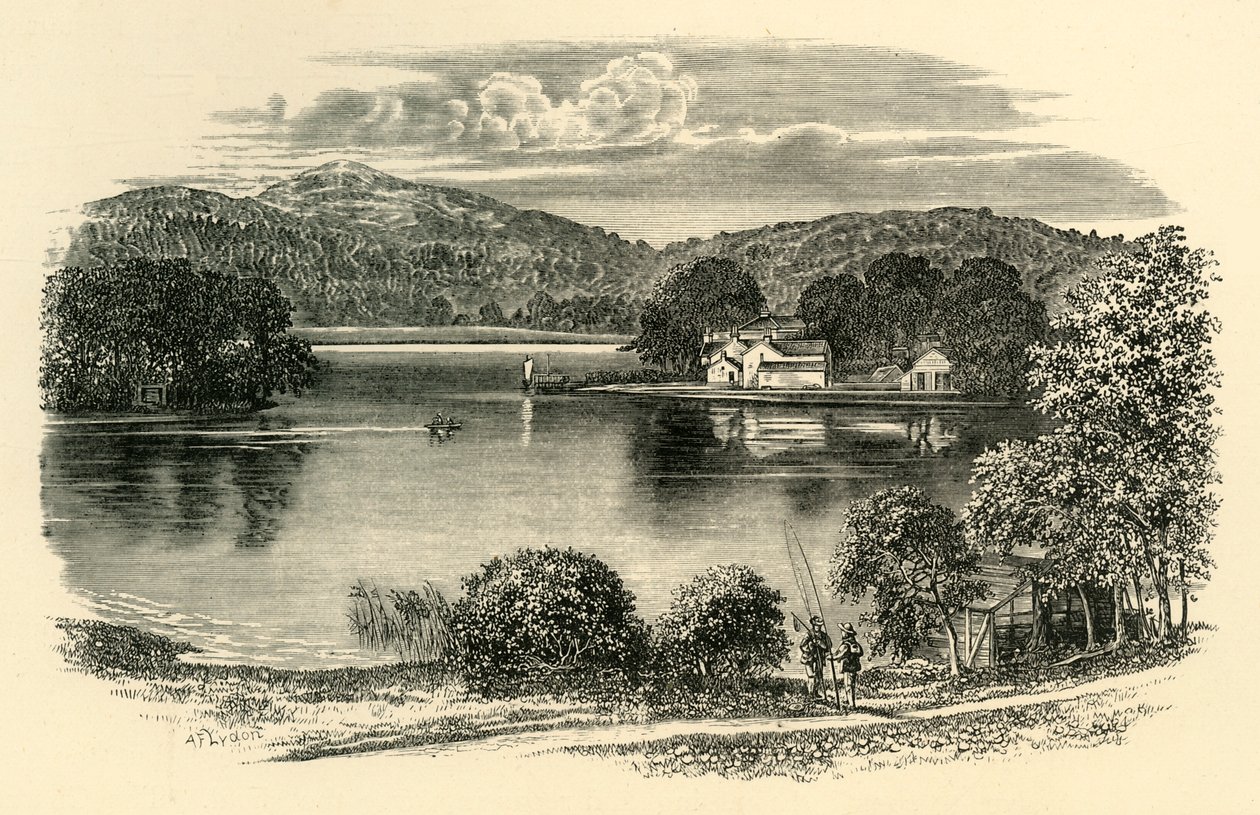 Windermere, ok. 1890 r. autorstwa Unbekannt