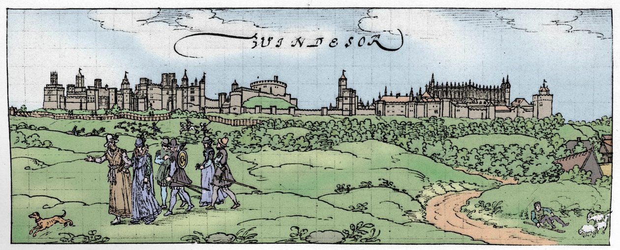 Zamek Windsor, 1902. autorstwa Unbekannt