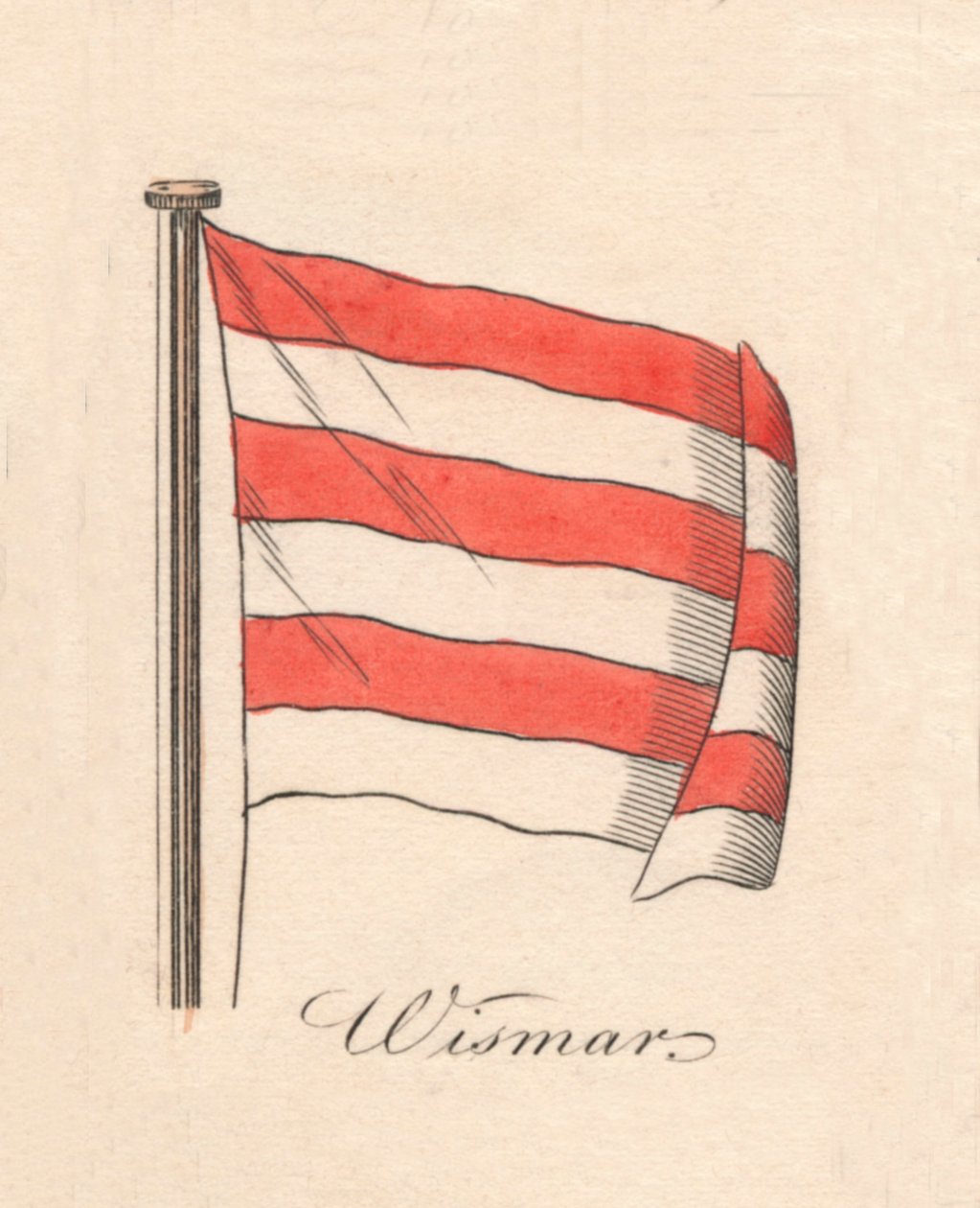 Wismar, 1838 r. autorstwa Unbekannt