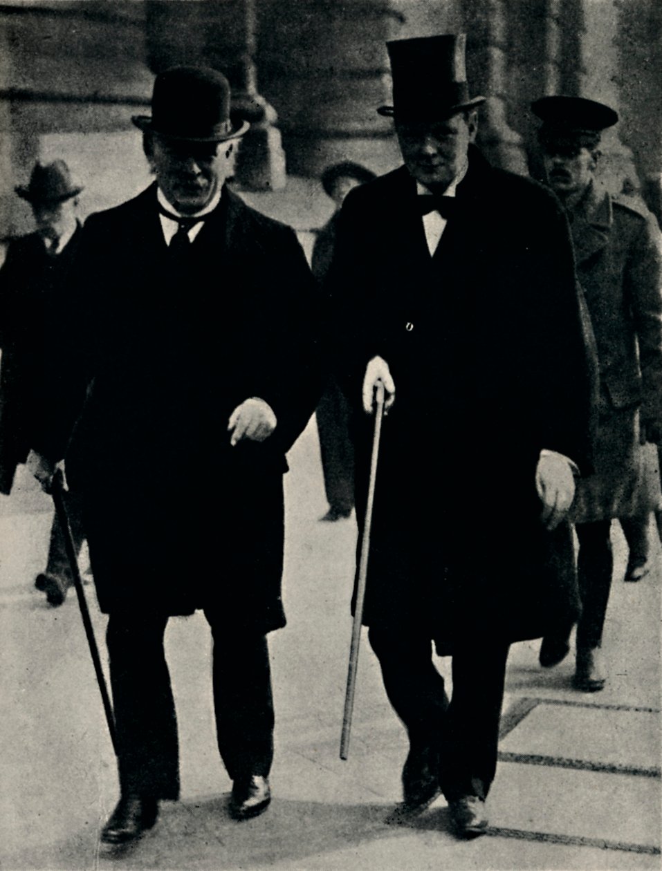 Z Davidem Lloydem Georgem, 1917, 1945. autorstwa Unbekannt