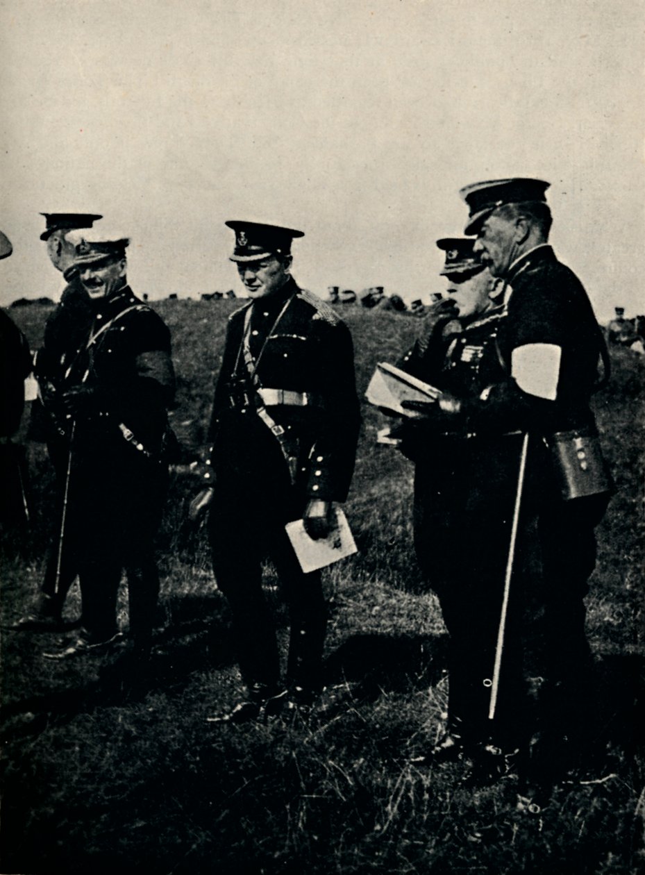 Z generałem francuskim podczas manewrów wojskowych, 1912, 1945. autorstwa Unbekannt