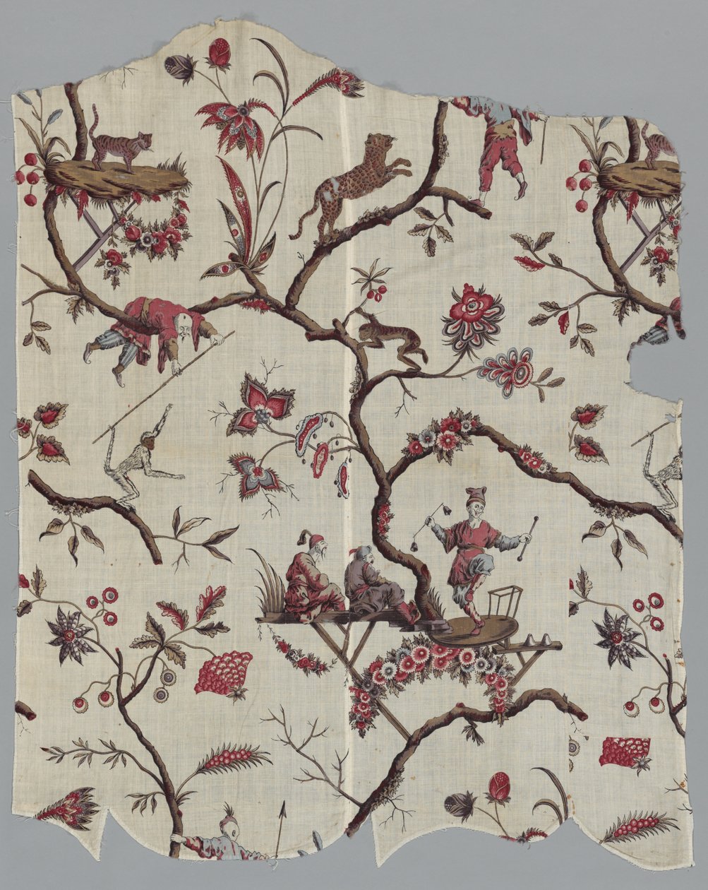 Fragmenty tekstyliów drukowanych w drewnie, ok. 1930 r. 1785. autorstwa Unbekannt