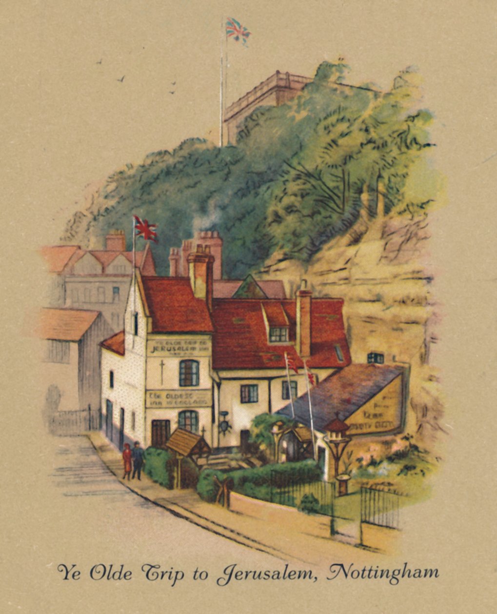 Ye Olde Trip do Jerozolimy, Nottingham, 1939 autorstwa Unbekannt