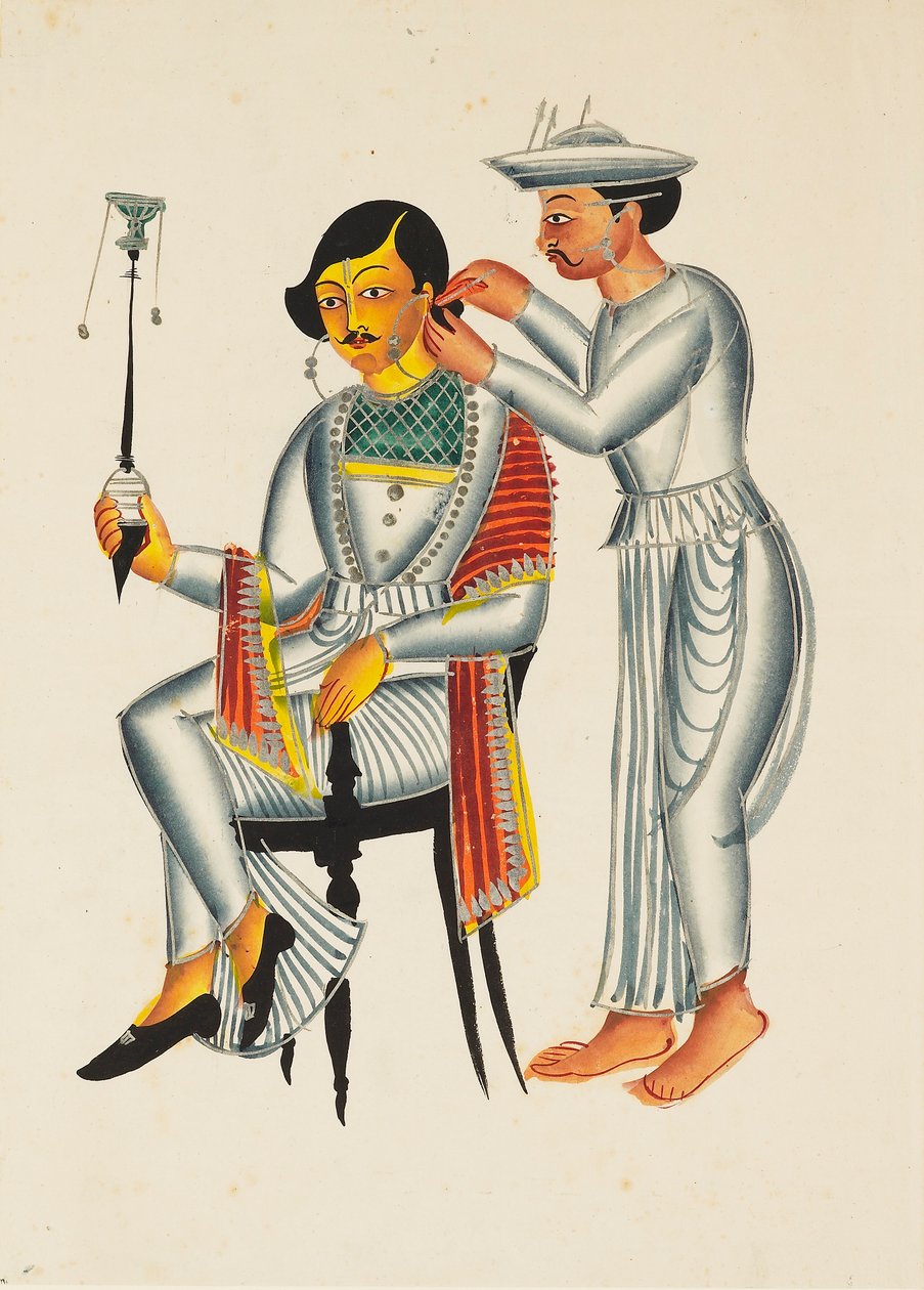 Młody bengalczyk z przekłutymi uszami, ok. 1845 r. autorstwa Unbekannt
