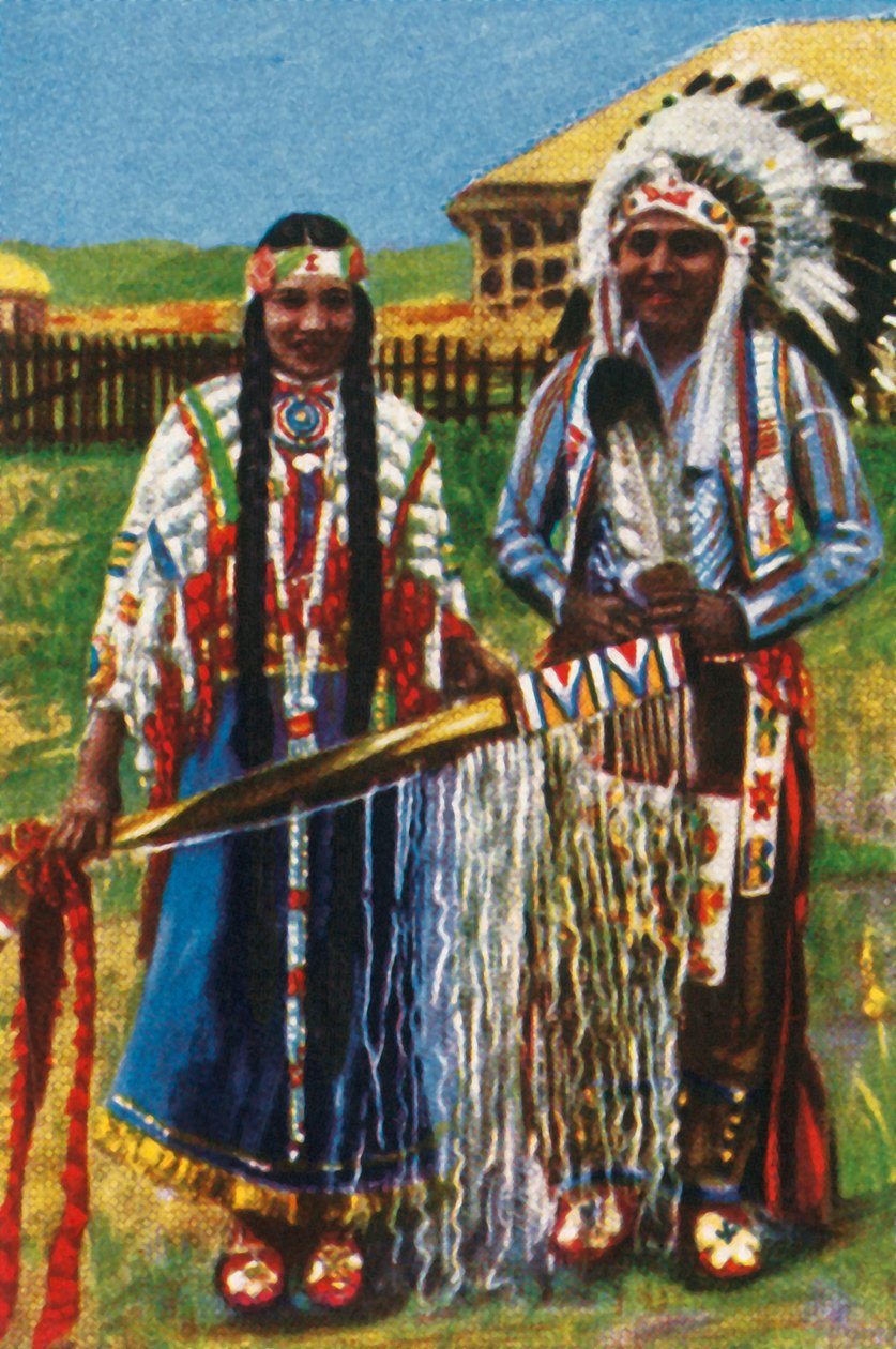 Młodzi rdzenni Amerykanie, c1928. autorstwa Unbekannt