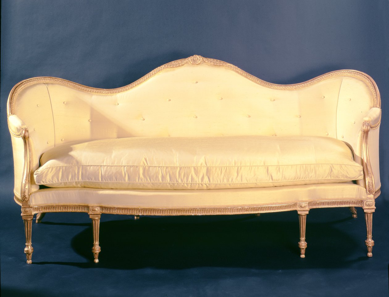 Sofa w stylu Adama, ok. 1780 (złocone drewno) autorstwa Unbekannt Unbekannt