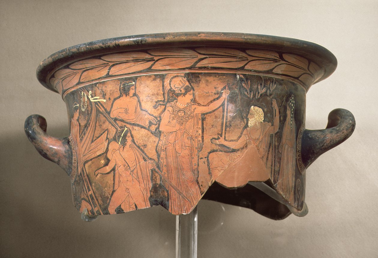 Krater czarnofigurowy, IV wpne (fragment) autorstwa Unbekannt Unbekannt