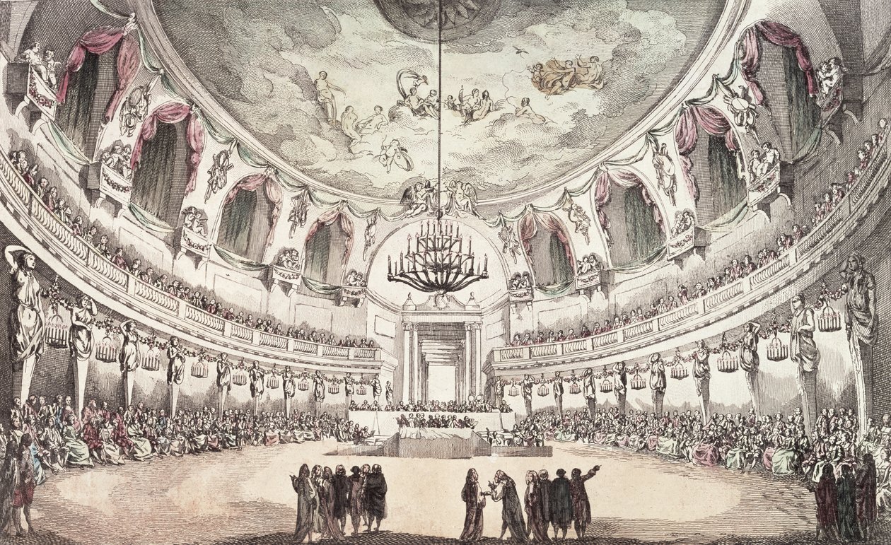 Sala Koncertowa w Wenecji, XVIII wiek autorstwa Unbekannt Unbekannt