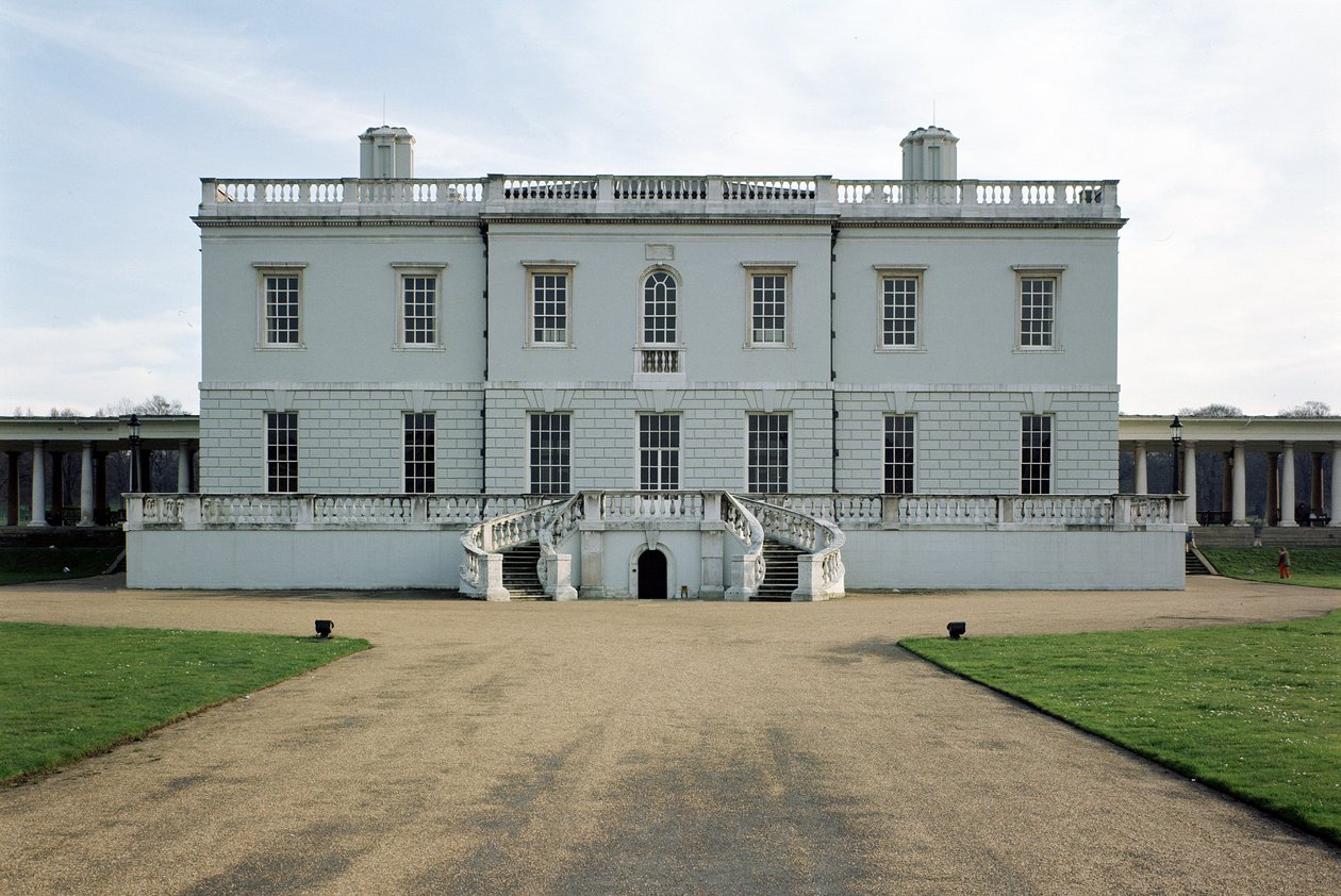 Na zewnątrz Queens House, Greenwich, Londyn autorstwa Unbekannt Unbekannt