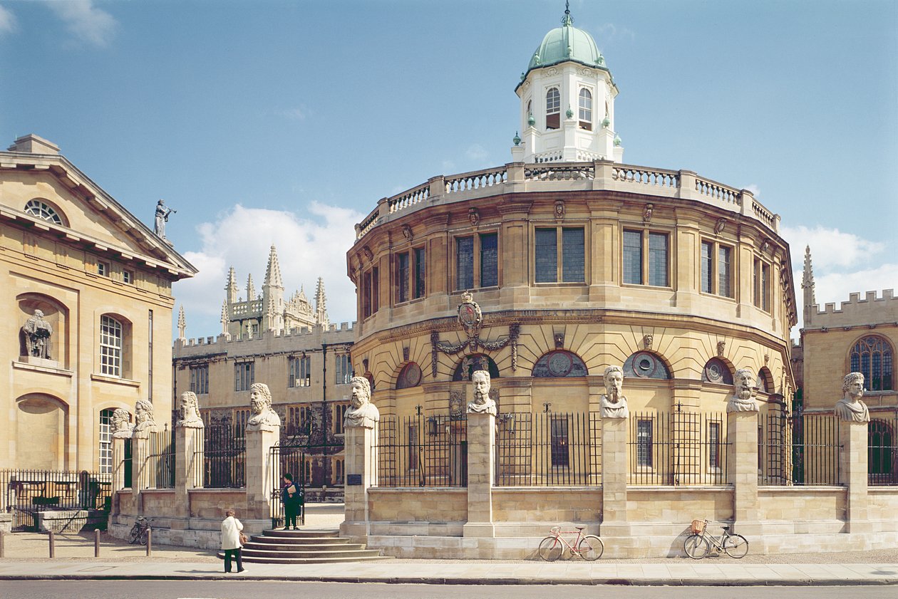 Sheldonian Theatre, Oxford, zbudowany w latach 1662-63 autorstwa Unbekannt Unbekannt