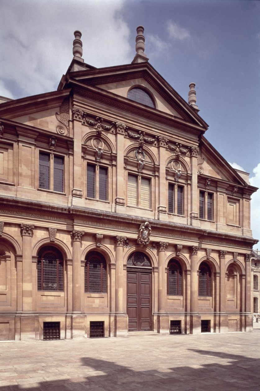 Sheldonian Theatre, Oxford, zbudowany w latach 1662-63 autorstwa Unbekannt Unbekannt