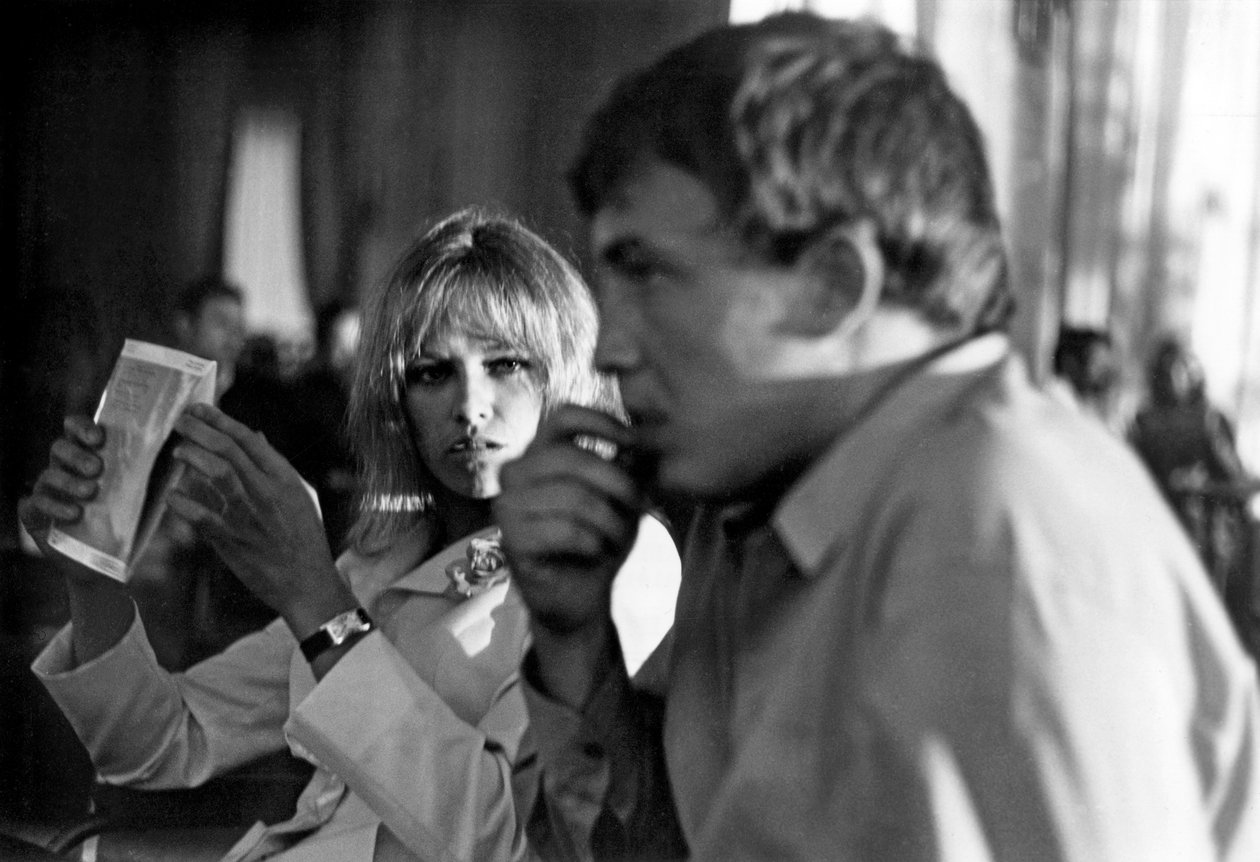 Nathalie Delon i Stefan Markovic w Saint-Tropez w 1967 r. autorstwa Unbekannt Unbekannt