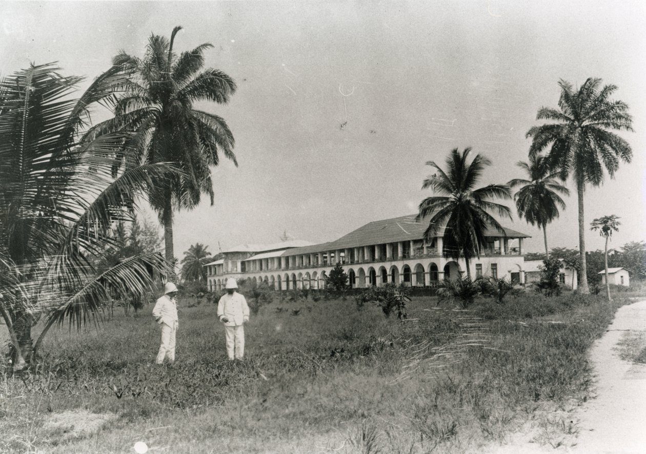 Europejski szpital w Douala, Kamerun, ok. 1910 r. autorstwa Unbekannt Unbekannt