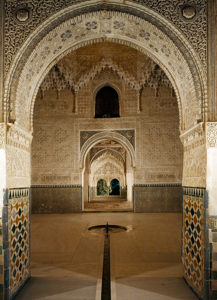 Sala Dwóch Sióstr, Pałac Lwów, Alhambra autorstwa Unbekannt Unbekannt