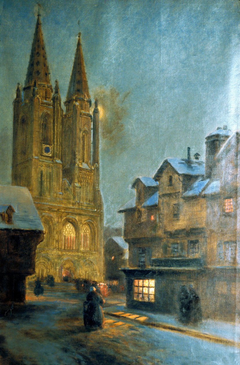 Manche N* 074, Musee de St Lo, „Kościół ND de St Lo”, obraz Maurice