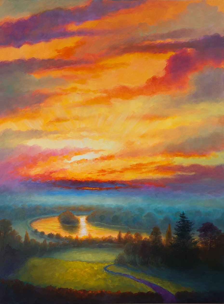 Tęczowe Niebo Petersham Meadow, 2017, autorstwa Unbekannt Unbekannt